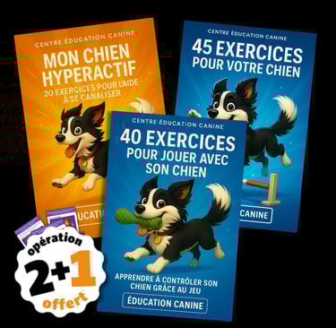 Livre, livret et eBook d’éducation canine – contenu pratique pour chiens et chiots. Centre Éducation Canine Lionel Renier.
