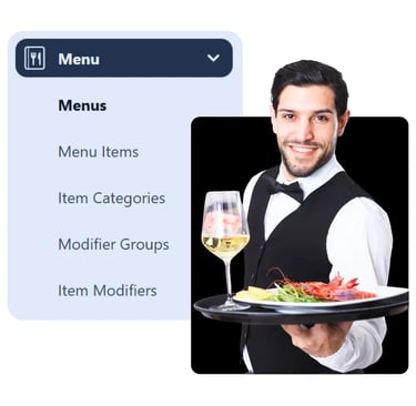 menu management cloud pos system