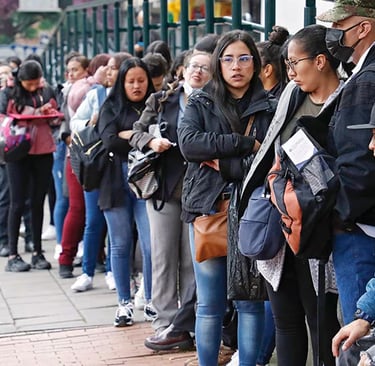 El desempleo en Colombia