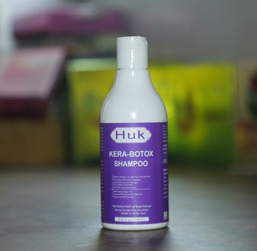a bottle of keratox shampoo