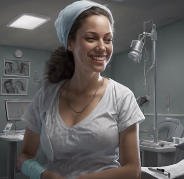 photo of white staircase