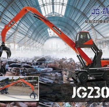 jg230s wheel excavator 23Ton AT Drive