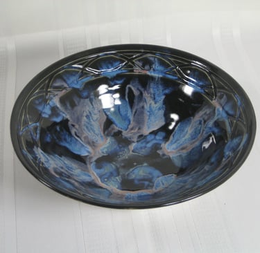 10 Inch Glaze Layered Bowl