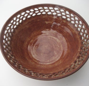 12 Inch Carved Bowl