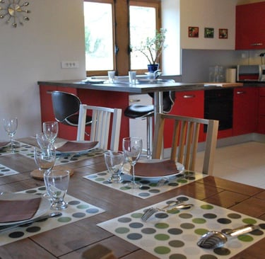 Chambre du gîte Carmesnil - Gîte de la cour d'Etienville au cœur des marais du Cotentin Manche