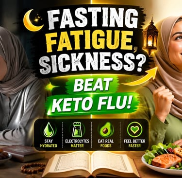 🌙Fasting Fatigue , Sickness? Beat Keto Flu!