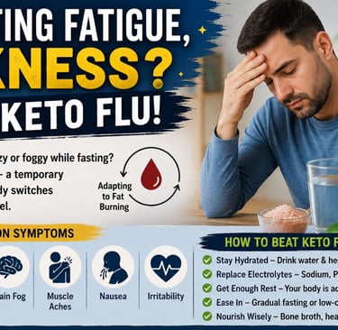 🌙Fasting Fatigue , Sickness? Beat Keto Flu!