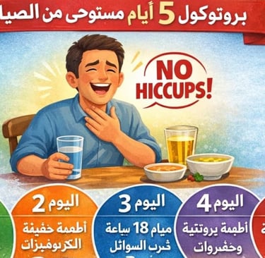 _🩺🤧✨ الزغطة  وداعًا للفواق (Singultus)!  بروتوكول 5 أيام مستوحى من الصيام (6)