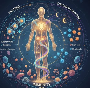🛡️Fasting,Circadian Rhythm,and Immunity🌙