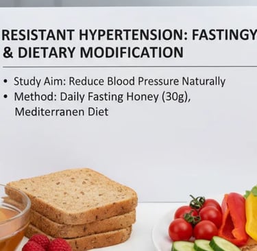 🍯Resistant Hypertension:Fasting Honey&Dietary Modification