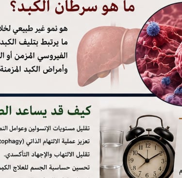 🧬🩸 الأمل الوحيد : مرضى الكبد الدهني والتشمع 🌿✨