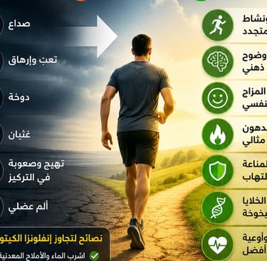 هل تعاني من إرهاق أو صداع أو دوخة أثناء الصيام؟ تعرّف على أسباب إنفلونزا الكيتو، وكيفية تخفيف أعراض