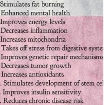 effect of fasting