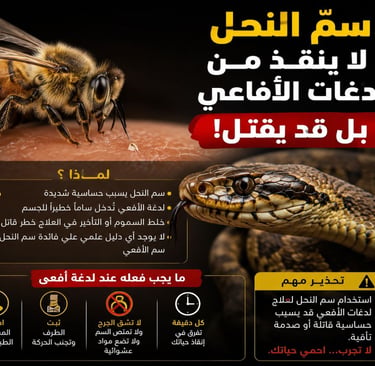 سمّ النحل لا ينقذ من لدغات الأفاعي — بل قد يقتل
