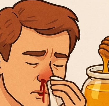 الرعاف: هل تعلم أن العسل قد يكون سلاحك السري لوقف نزيف الأنف؟ 🩸🍯