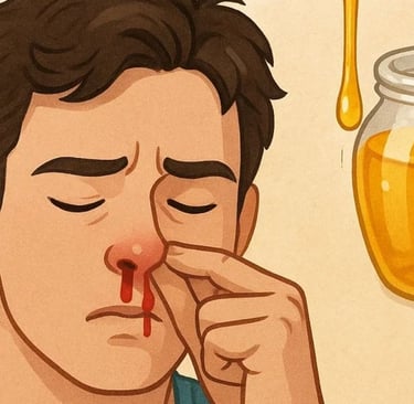 الرعاف: هل تعلم أن العسل قد يكون سلاحك السري لوقف نزيف الأنف؟ 🩸🍯