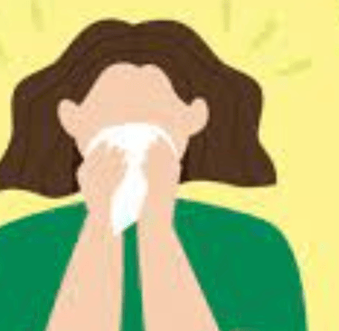 sneezing