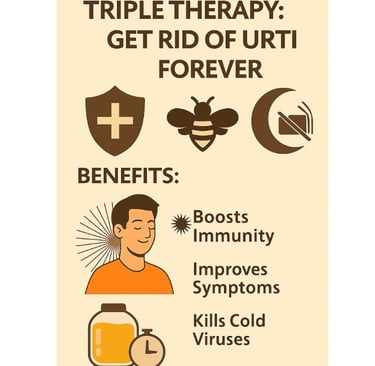 🐝🍯 Triple Therapy for URTI Forever : Bee Stings, Honey, and Fasting? 🌙