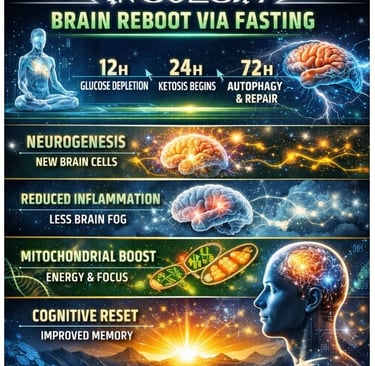 Discover how fasting may enhance brain function, support neuroplasticity, and promote mental clarity