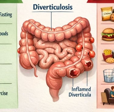 ⚕️🧠 Diverticulosis & Fasting 2026 What Helps vs What Harms (Backfires)  