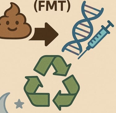 💩🧬 عملية زرع البراز (FMT) والصيام الطوعي ♻️ 🌙