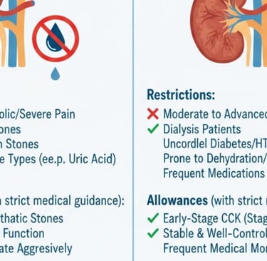🩺 Can Urolithiasis & CKD Patients Fast 