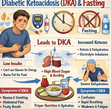 🩺 Diabetic Ketoacidosis (DKA) and Fasting 💉🥣