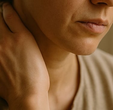 🩺 صرخة الرقبة وصمت الصيام وحرية العنق ورحلة الشفاء 🌙