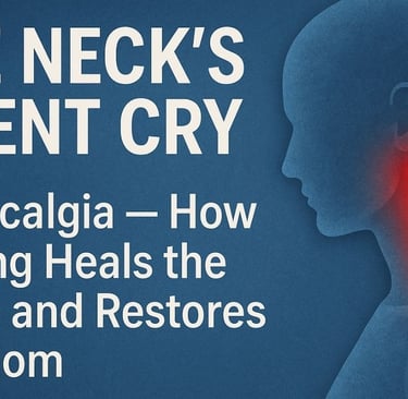 🩺 The Neck’s Silent Cry : Cervicalgia — How Fasting Heals the Spine and Restores Freedom 🌙