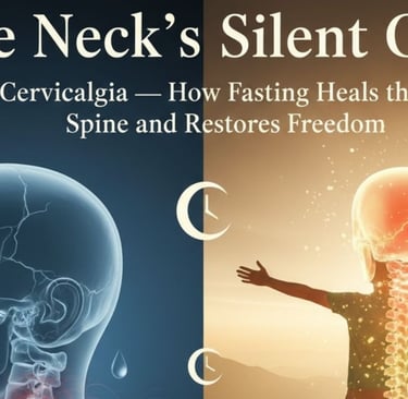 Discover how Dr. Hassan Al-Waraqi’s therapeutic fasting method relieves cervical pain (cervicalgia).