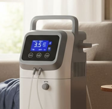 🏠💨🫁العلاج بالأكسجين في المنزل والصيام الطوعي كعلاج وحيد وواعد🌟🙏