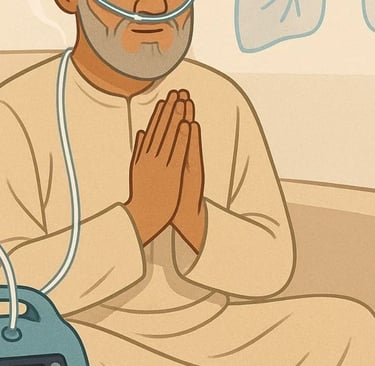 🏠💨🫁العلاج بالأكسجين في المنزل والصيام الطوعي كعلاج وحيد وواعد🌟🙏