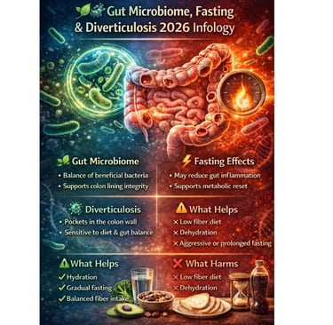 Explore how fasting influences the gut microbiome in diverticulosis. Learn the science behind  safe 