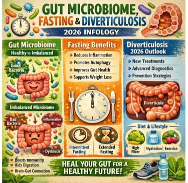 Explore how fasting influences the gut microbiome in diverticulosis. Learn the science behind  safe 