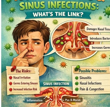 🦠👃 Nose Picking & Sinus Infections: What’s the Link?