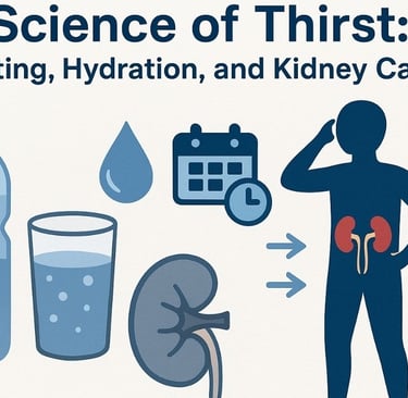 🔬💧 Science of Thirst Fasting, Hydration, and Kidney Care 🧪🥤