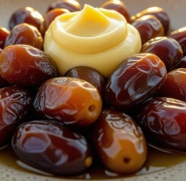 🌴🧈 The Delight of Dates and Butter A Nutritious and Delicious Meal