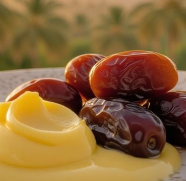 🌴🧈 The Delight of Dates and Butter A Nutritious and Delicious Meal
