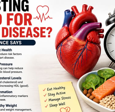 💓Is Fasting Good for Heart Disease?