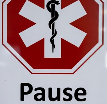 🛑 Pause – no symptoms = no emergency 💊 Optimal medical therapy
