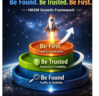 🚀Be Found.Be Trusted.Be First. Hkem infographic