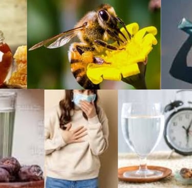 🐝🍯🌙 علاج ثلاثي لالتهابات الجهاز التنفسي العلوي: لسعات النحل، والعسل، والصيام؟