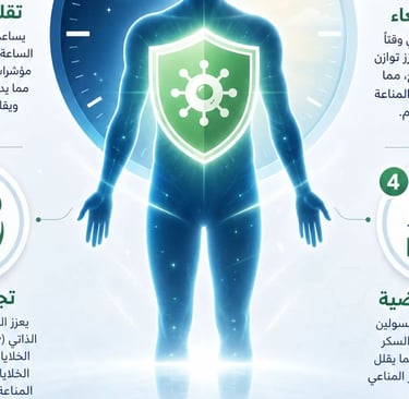 المتوافق مع الساعة البيولوجية (Circadian Fasting)