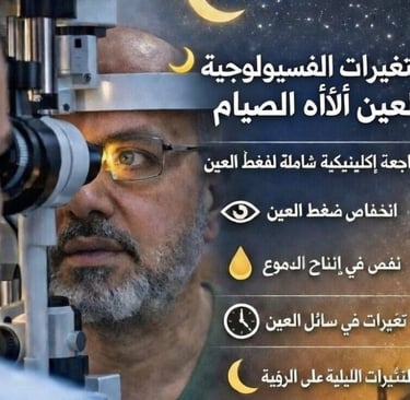 الخلاصة العلمية التغيرات الفسيولوجية للعين أثناء الصيام عادةً ما تكون طفيفة في المرضى المستقرين. ال