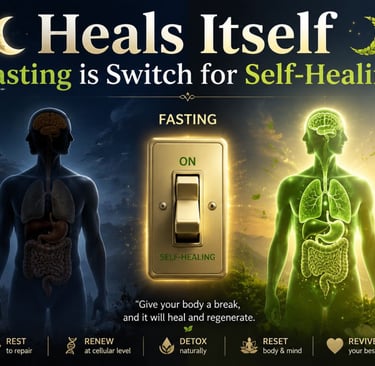 Edit 🌙Heals Itself Fasting is Switch for Self-Healing🌿