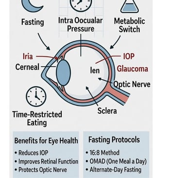 👁️🌙 Eye Health, Glaucoma & Fasting Protocols · A Scientific Overview 