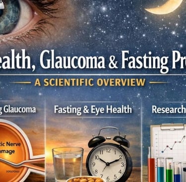 👁️🌙 Eye Health, Glaucoma & Fasting Protocols · A Scientific Overview 