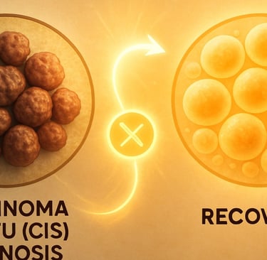 🎗️🧵 من التشخيص إلى التعافي : دليلك لفهم السرطان الموضعي (CIS) ودور الصيام