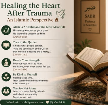 🕊️ Healing the Heart After Trauma — An Islamic Perspective 🕌  (2)