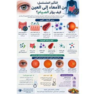 اكتشف العلاقة المذهلة بين بصمة العين وصحة الأمعاء. كيف يؤثر ميكروبيوم القولون على بصرك؟ وما الفرق بي